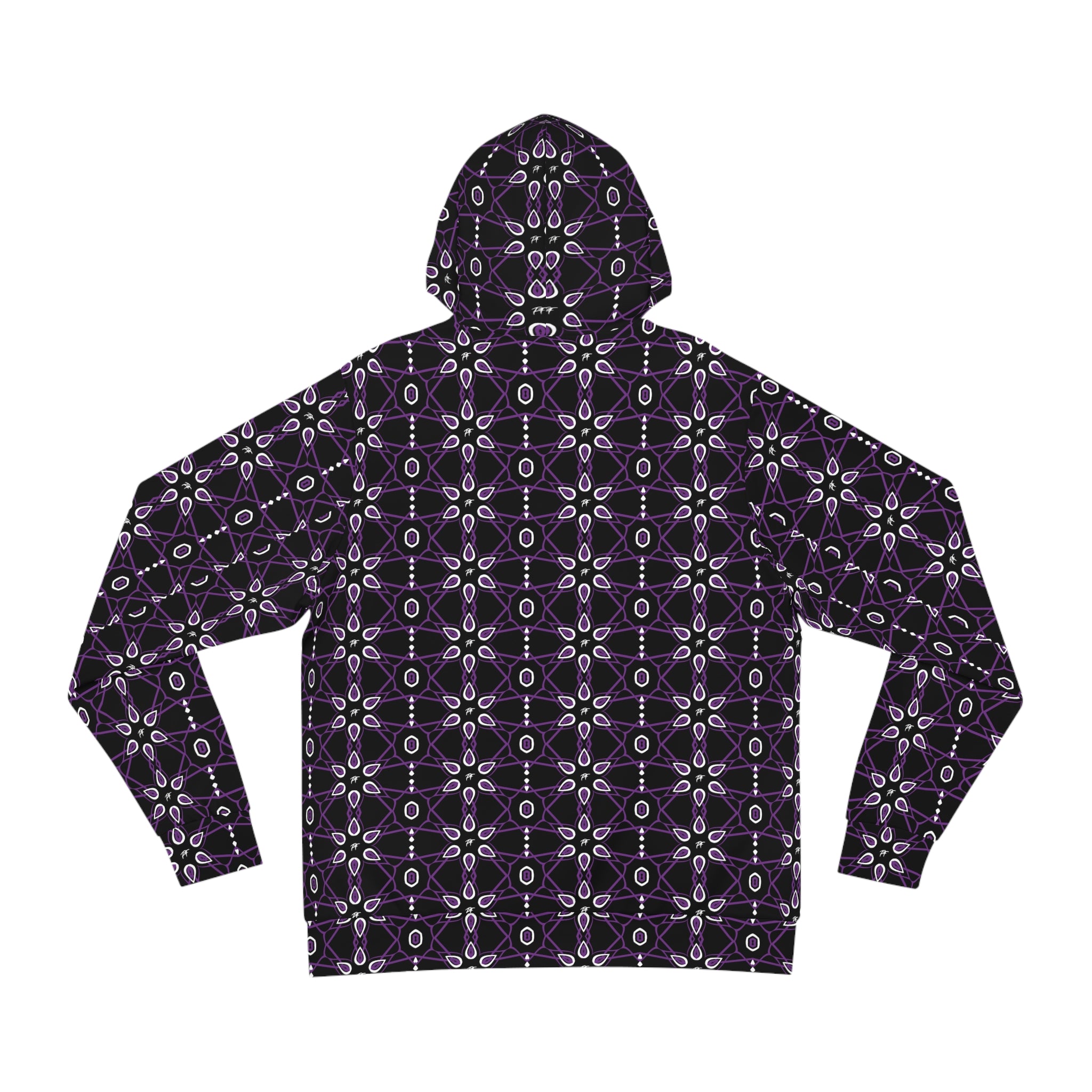 Purple PMF PatternPrint Hoodie