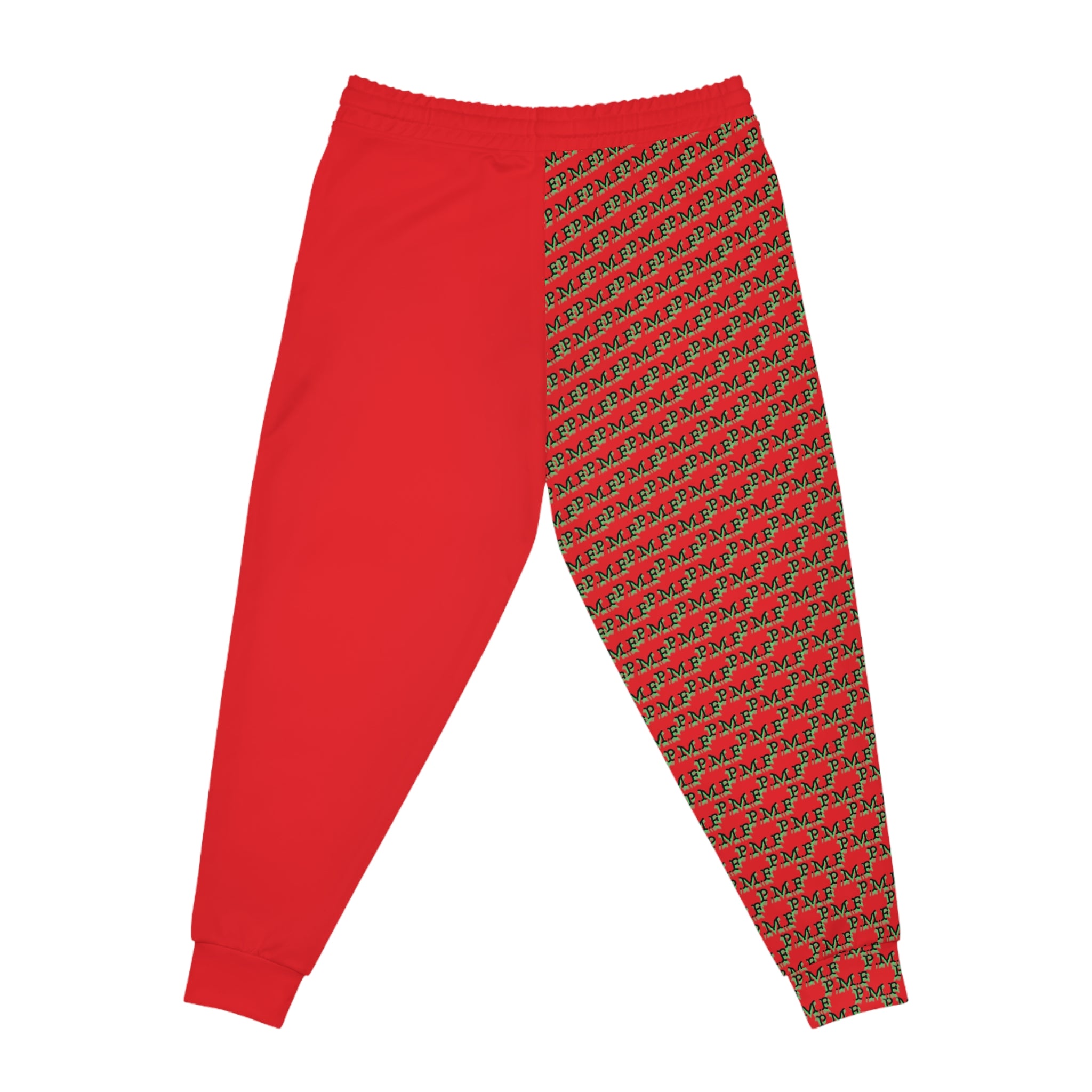 Red PMF Quilt Joggers