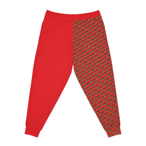 Red PMF Quilt Joggers