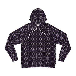 Purple PMF PatternPrint Hoodie