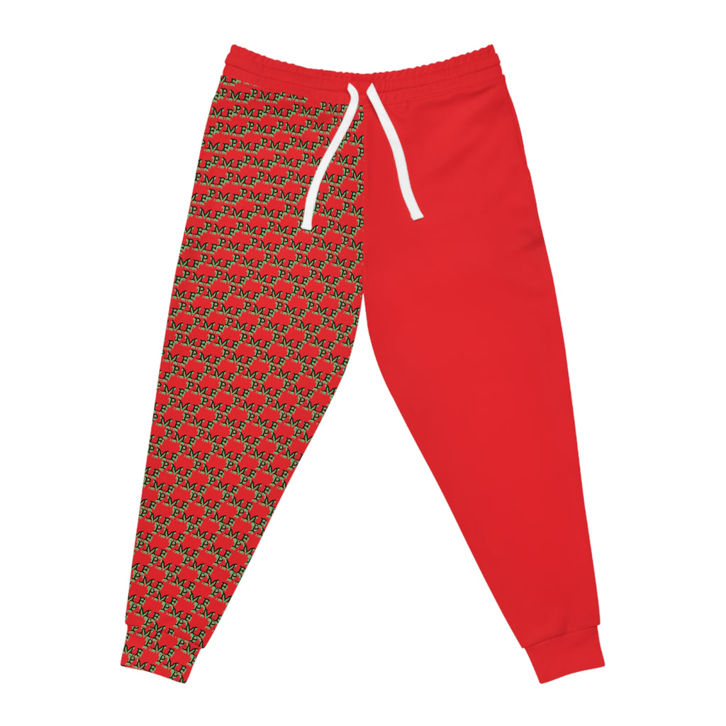 Red PMF Quilt Joggers