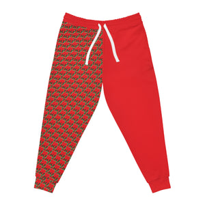 Red PMF Quilt Joggers