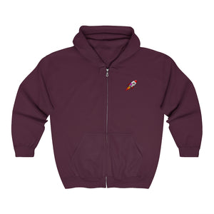 Rocket-TakeOff Zip Up Hoodie