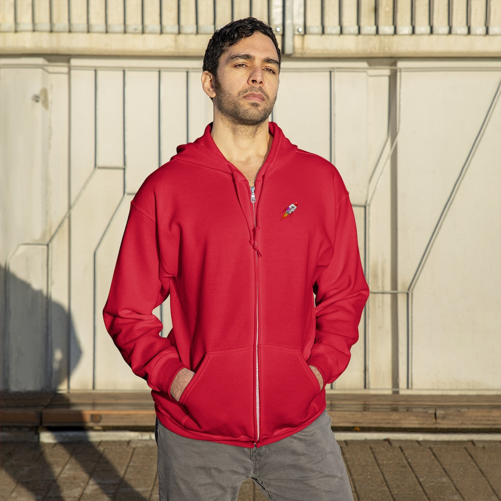 Rocket-TakeOff Zip Up Hoodie