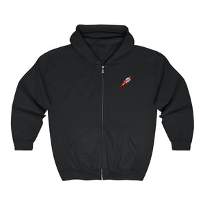 Rocket-TakeOff Zip Up Hoodie