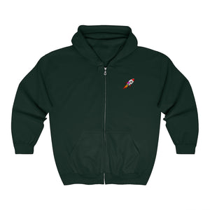 Rocket-TakeOff Zip Up Hoodie