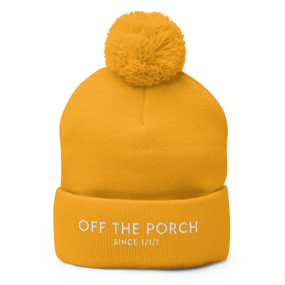 PREMES OffThePorch Pom-Beanie