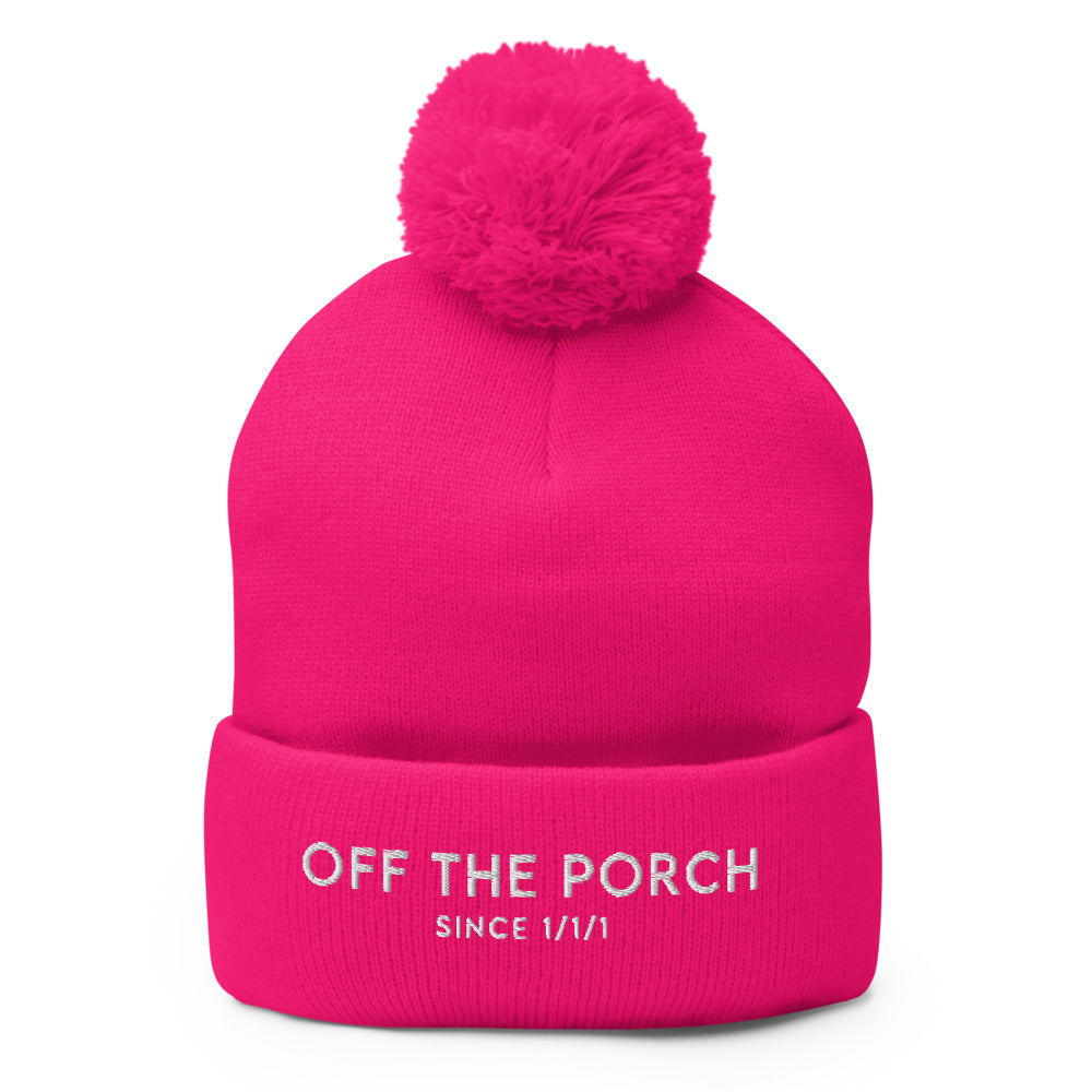 PREMES OffThePorch Pom-Beanie